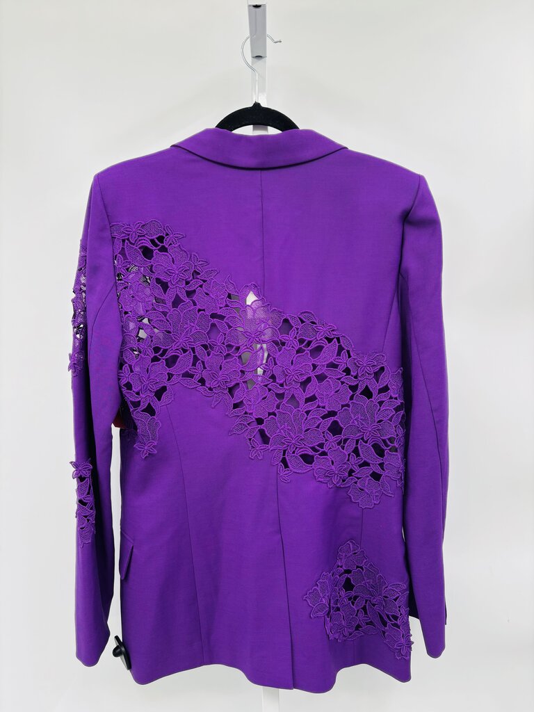 Oscar De La Renta Blazer Purple 12