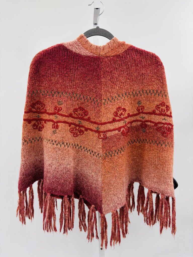 Essentiel Antwerp Poncho Red M