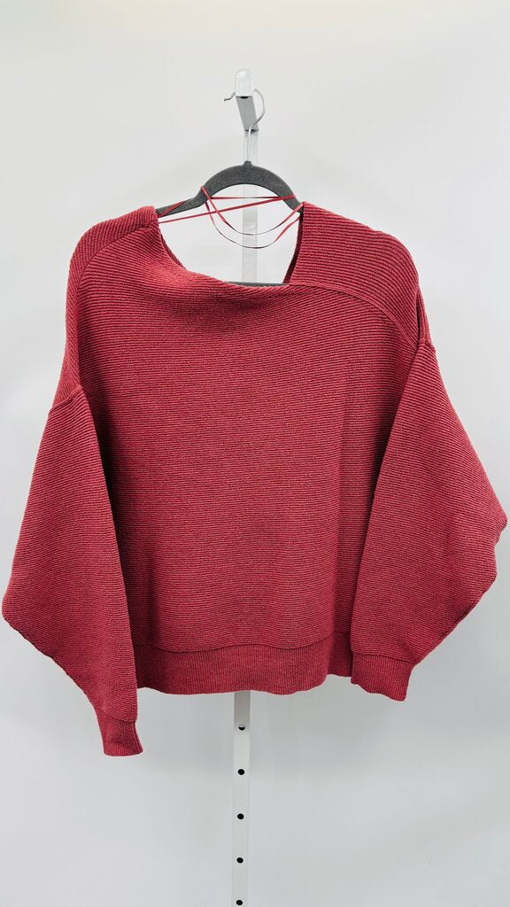 Free People Sweatshirt Red M