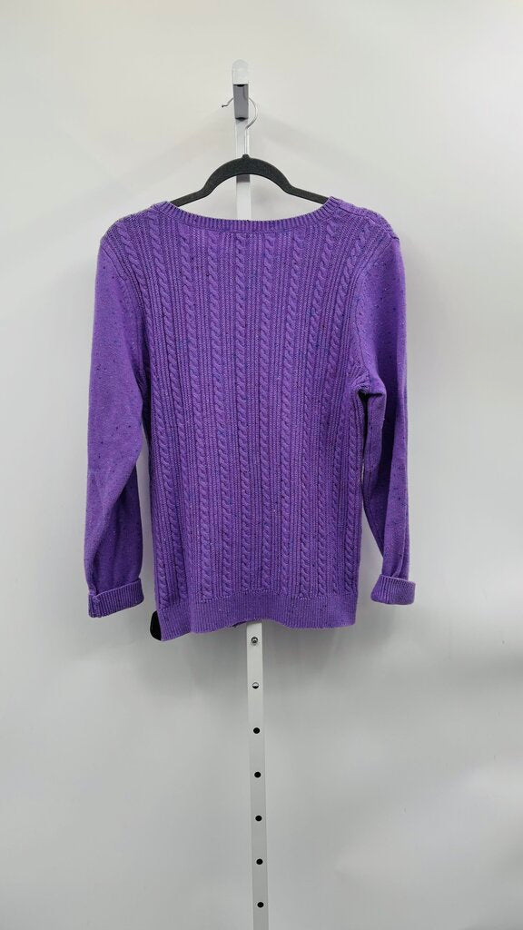 Talbots Sweater Purple M