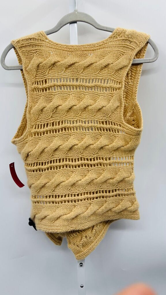 Lynne Larson Sweater Vest Beige L