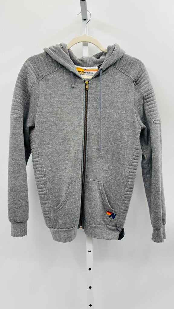 Aviator Nation Hoodie Grey M