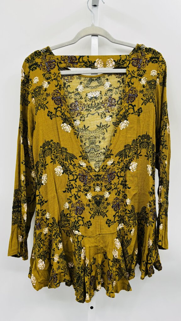 Free People Blouse Yellow M