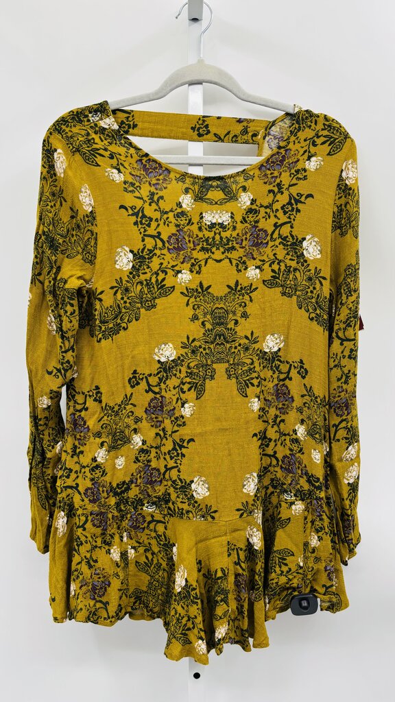 Free People Blouse Yellow M