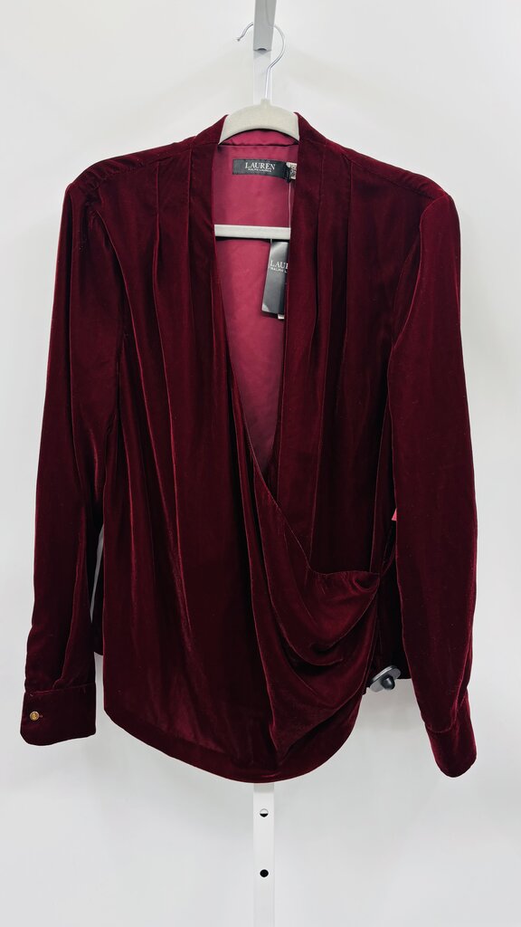 Lauren: RL Top Burgundy 12