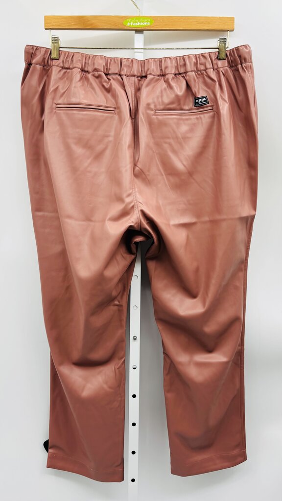 Wildfang Pants Plus Straight Pink 2X
