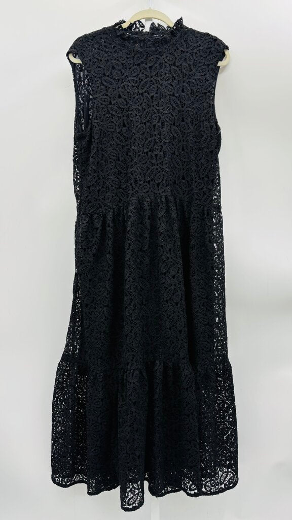 Chico's: Black Label Maxi Dress Black 14