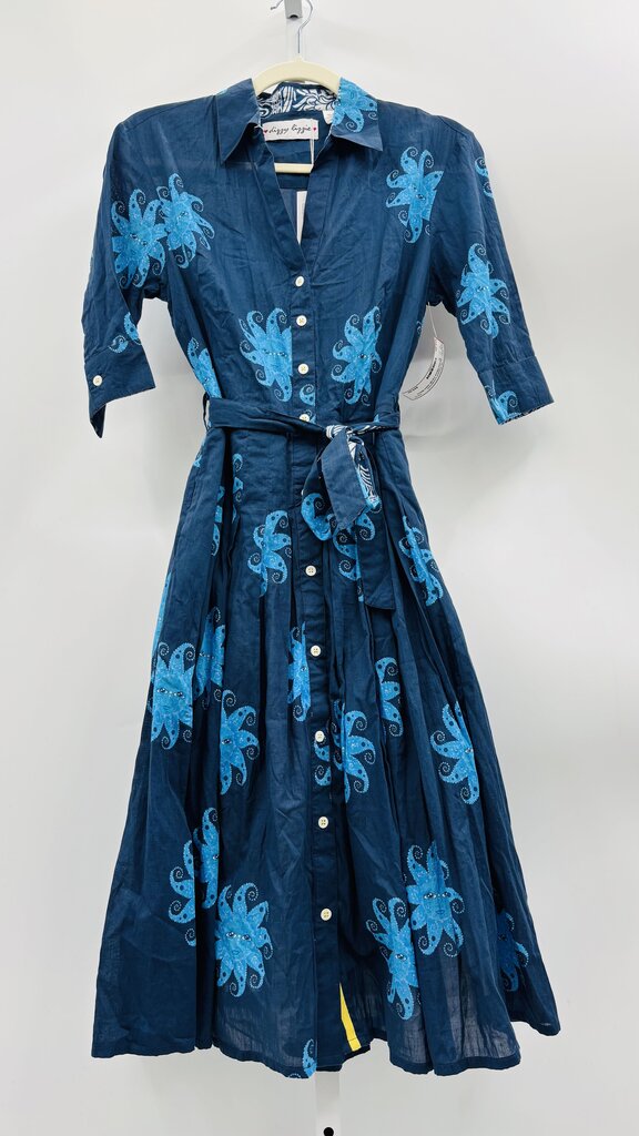 Dizzy Lizzie Dress Navy S