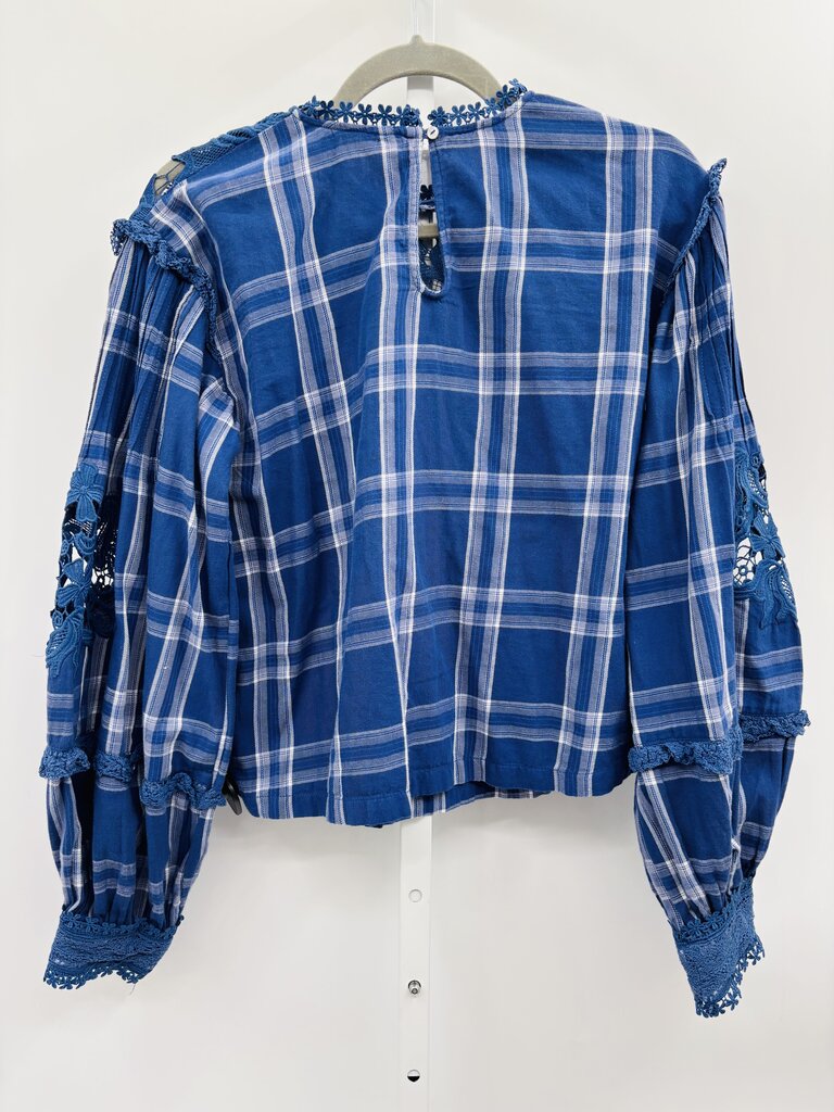Free People Blouse Blue S