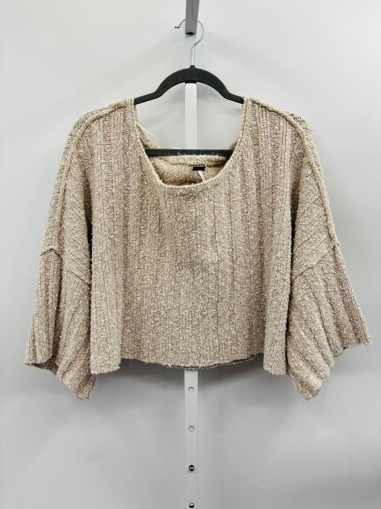 Free People Sweater Beige S