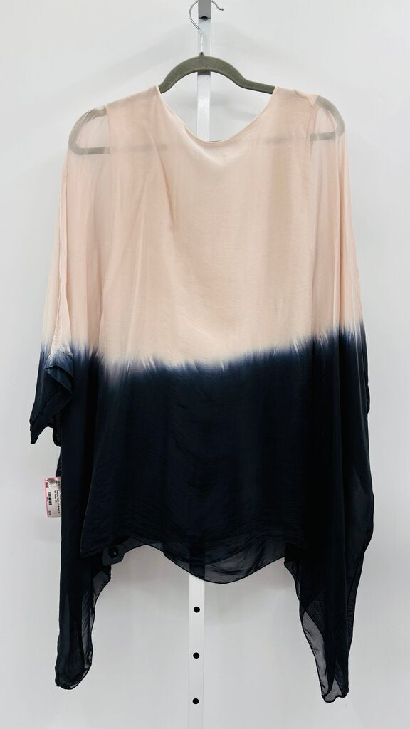Made in Italy Poncho Beige OS