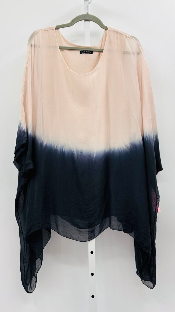 Made in Italy Poncho Beige OS