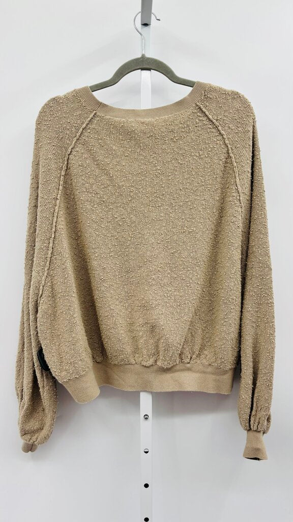 Free People Sweater Taupe XS