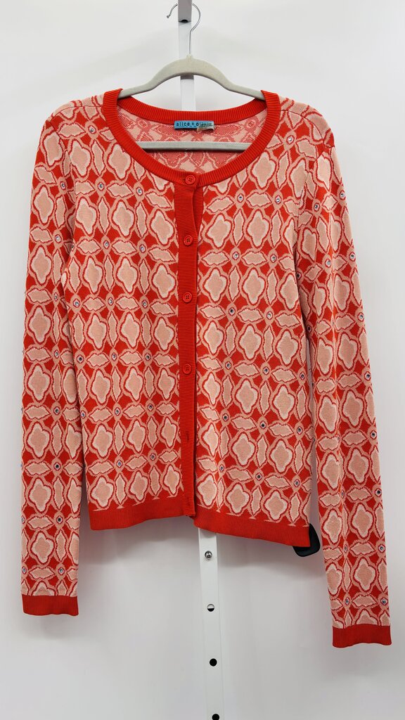 Alice + Olivia Cardigan Red L