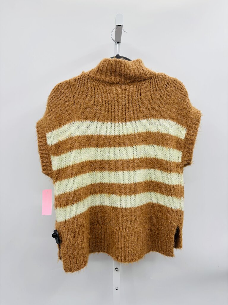 Pilcro Sweater Vest Tan XS