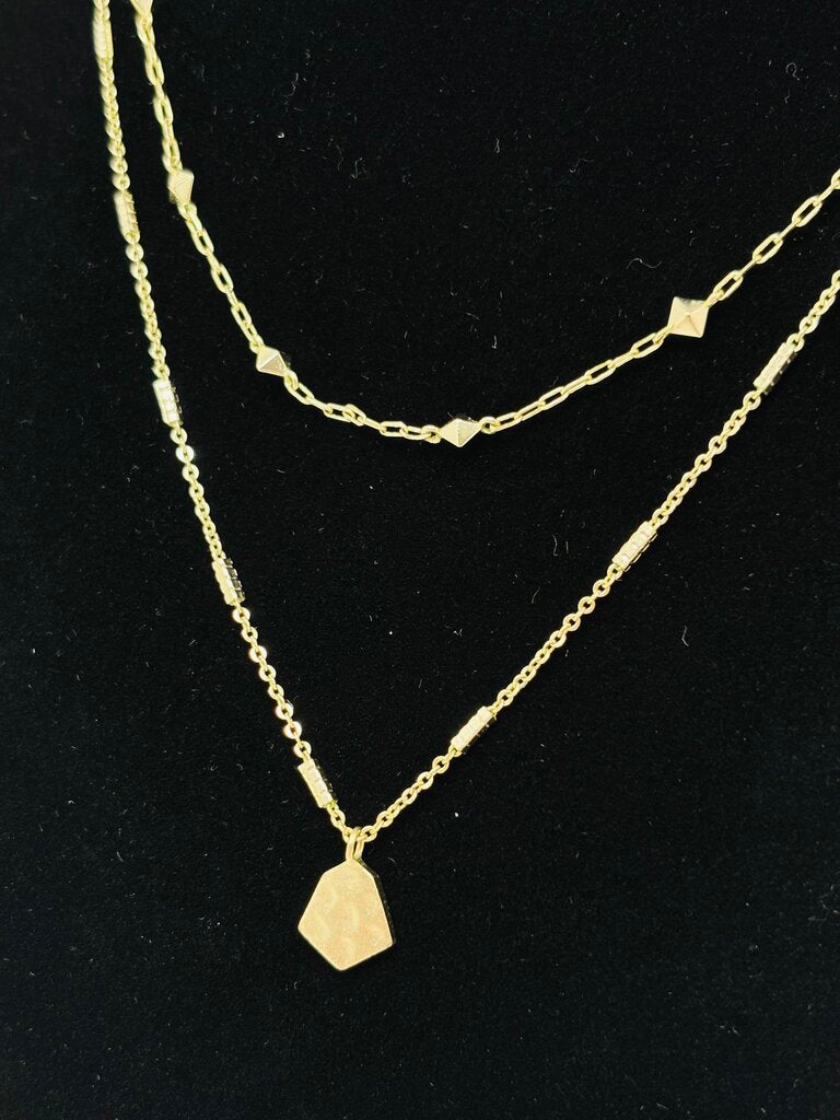 Kendra Scott Necklace Gold 16" - 18"