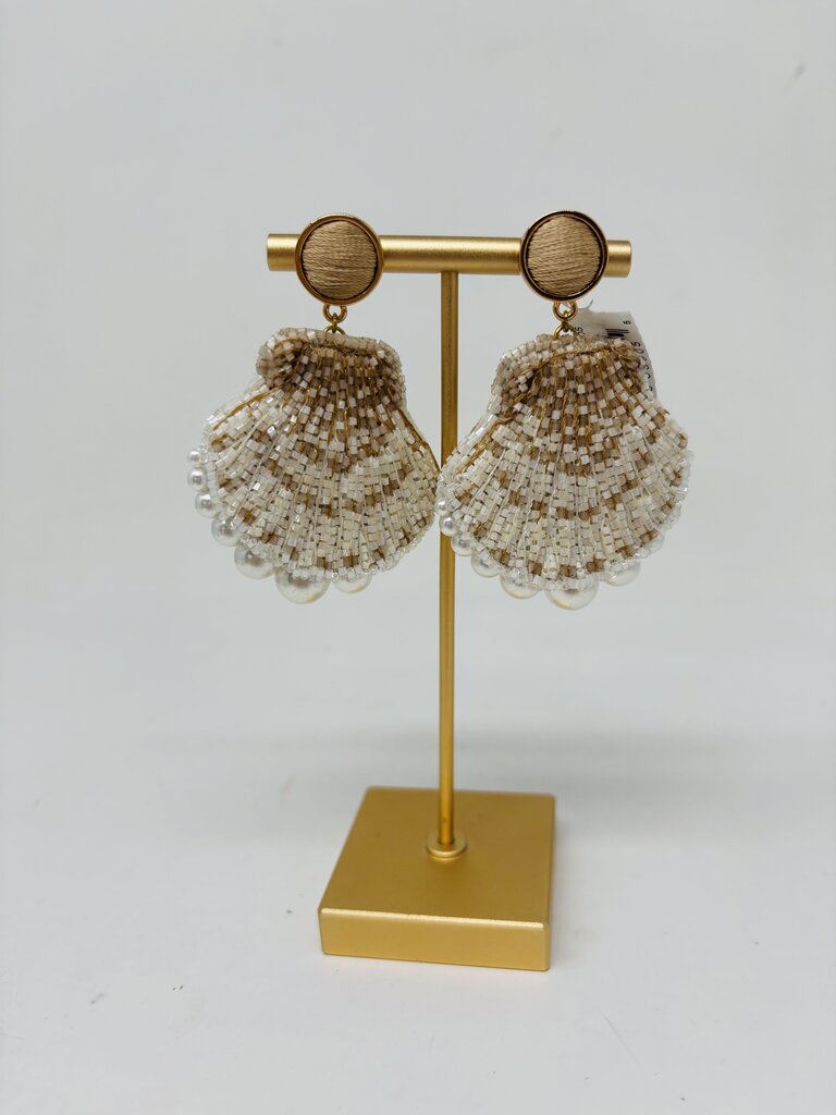 Mignonne Gavigan Earrings Beige