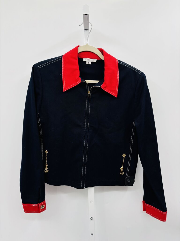 St. John Sport Jacket Navy S