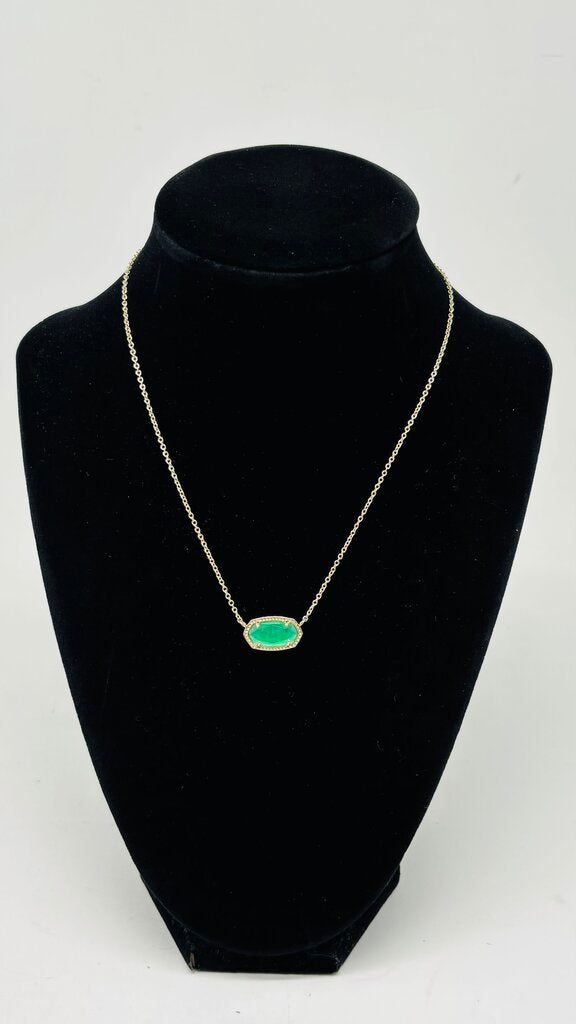 Kendra Scott Necklace Green