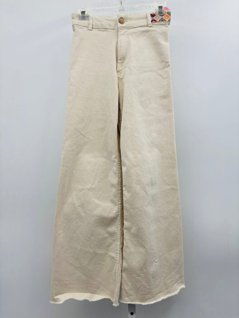 Desigual Pants Wide Leg Khaki S