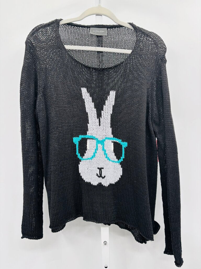 Wooden Ships Sweater Black M