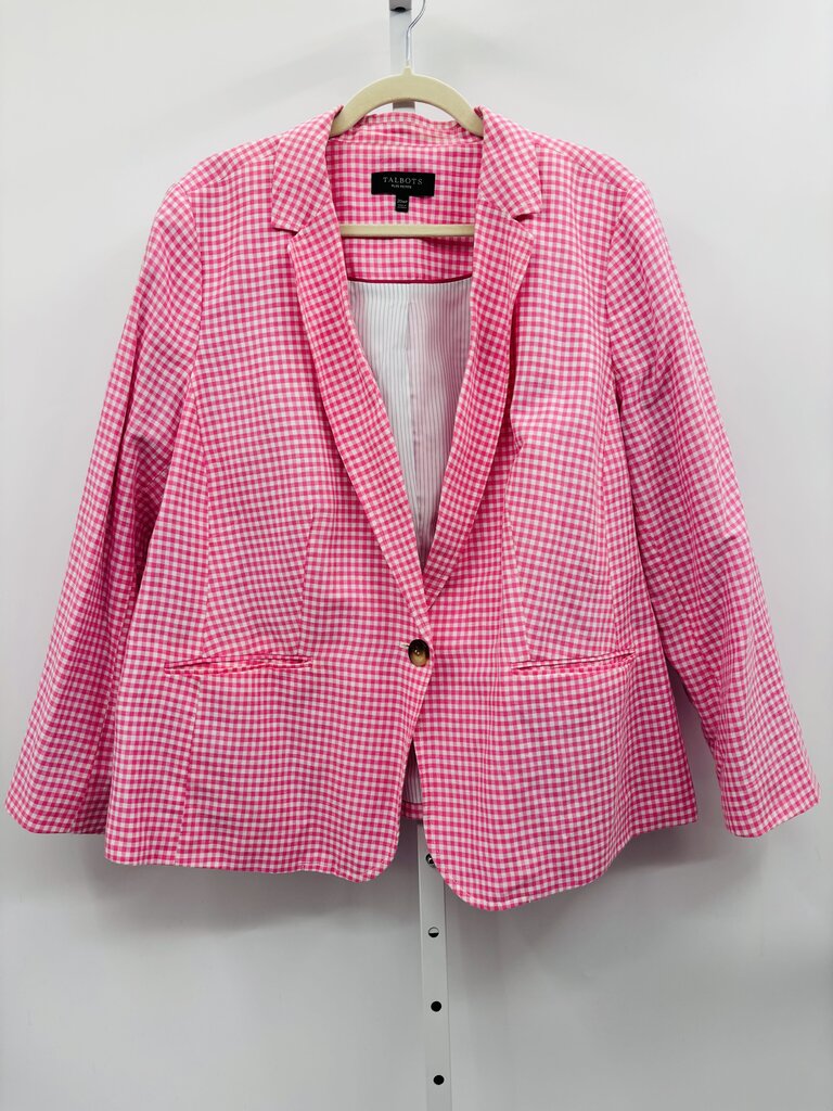 Talbots Blazer Plus Pink 20WP