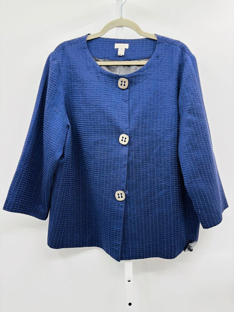 Chico's Jacket Navy XL