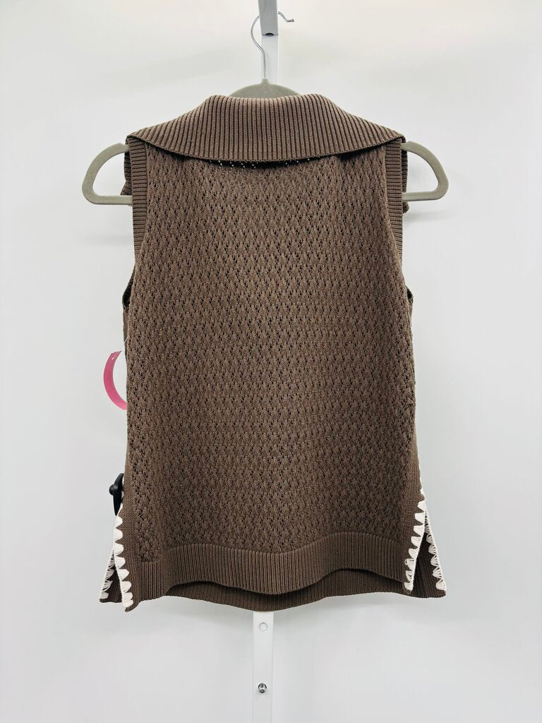 Lou & Grey Sweater Vest Green XS