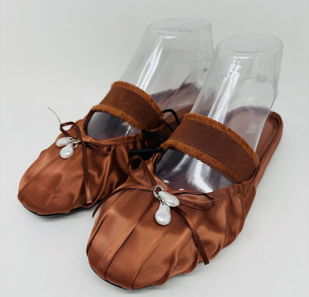 Zara Flats Brown 6.5