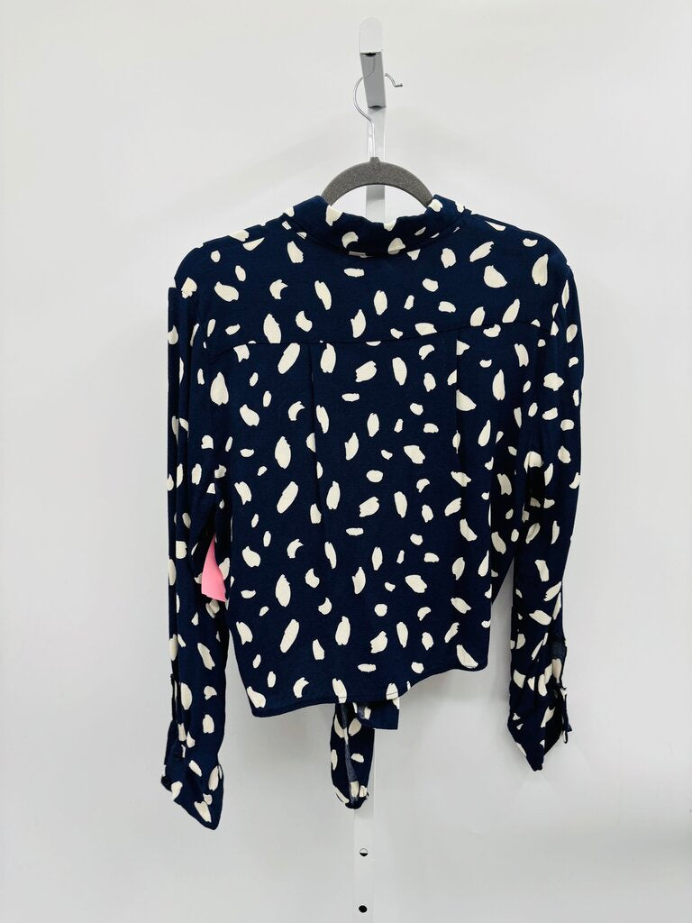 Reformation Blouse Navy XS