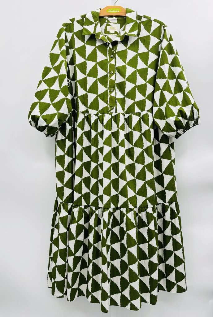 Maeve Maxi Dress Plus Green 2X