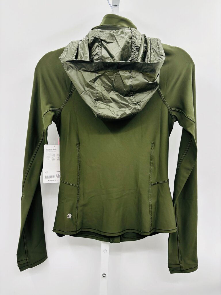 Athleta Active Jacket Green XS