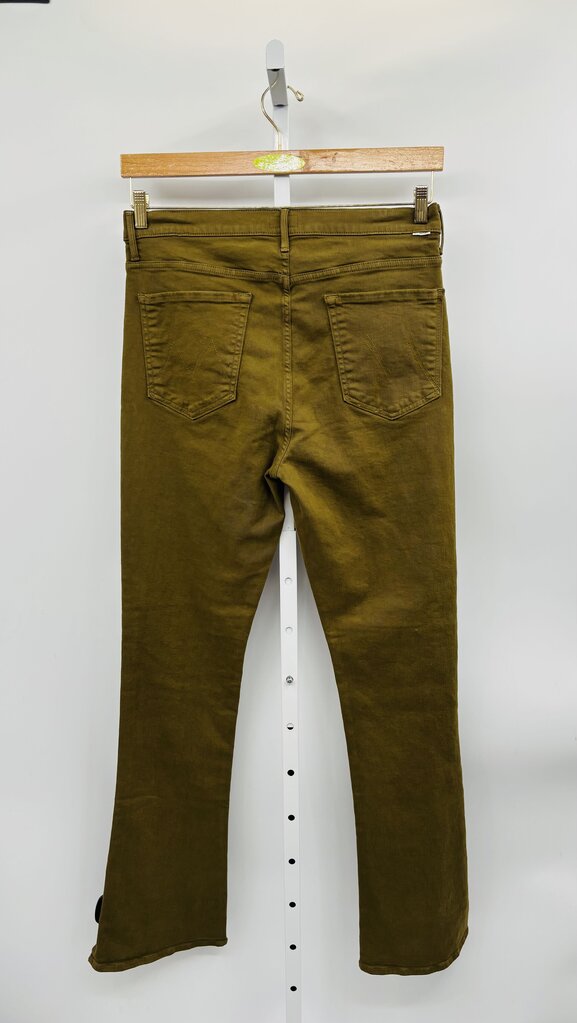 Mother Jeans Plus Straight Green 18