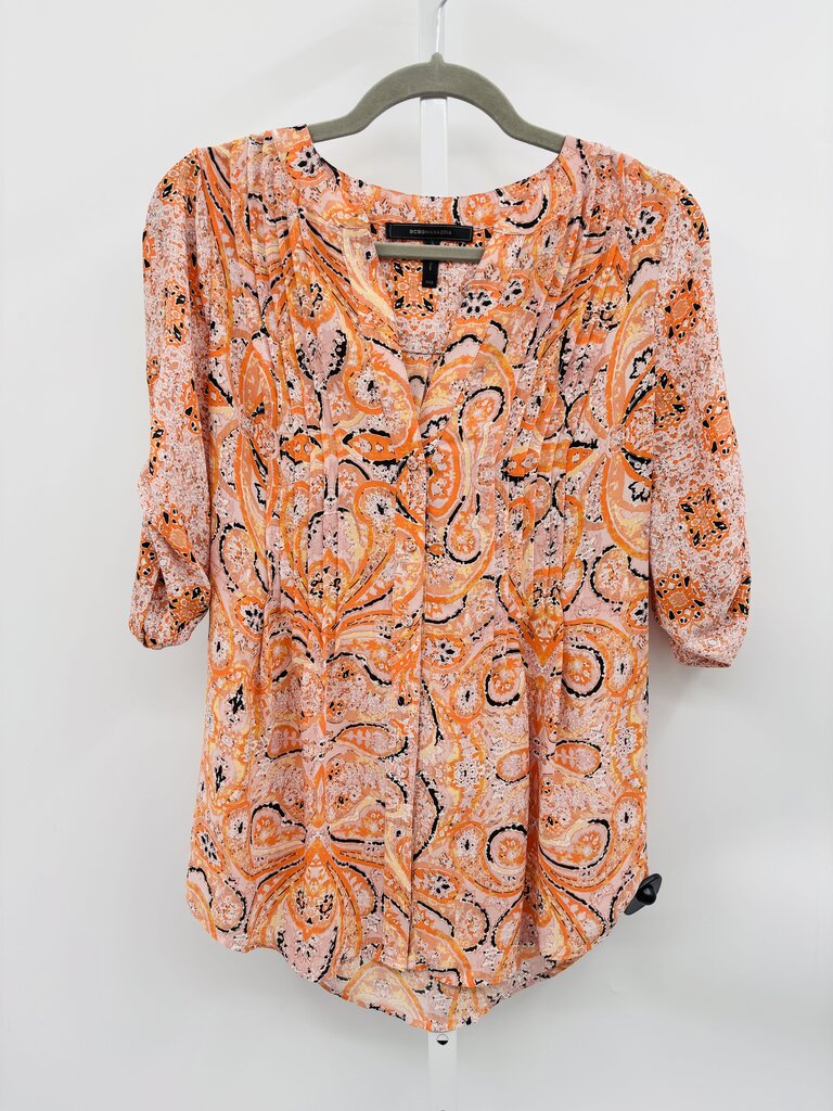 BCBG Max Azria Blouse Orange XXS