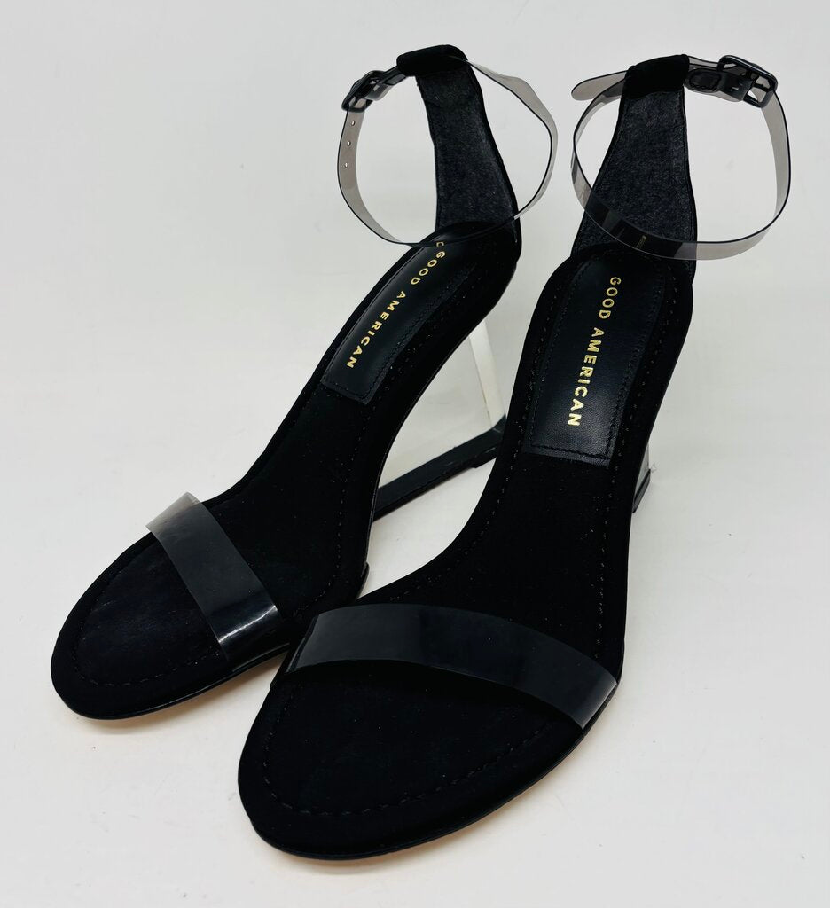 Good American Wedge Black 7.5