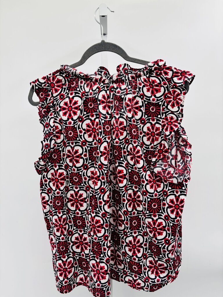 Xirena Top Red White XL