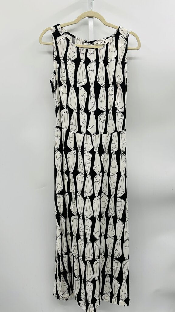 SKFK Maxi Dress Black White 6