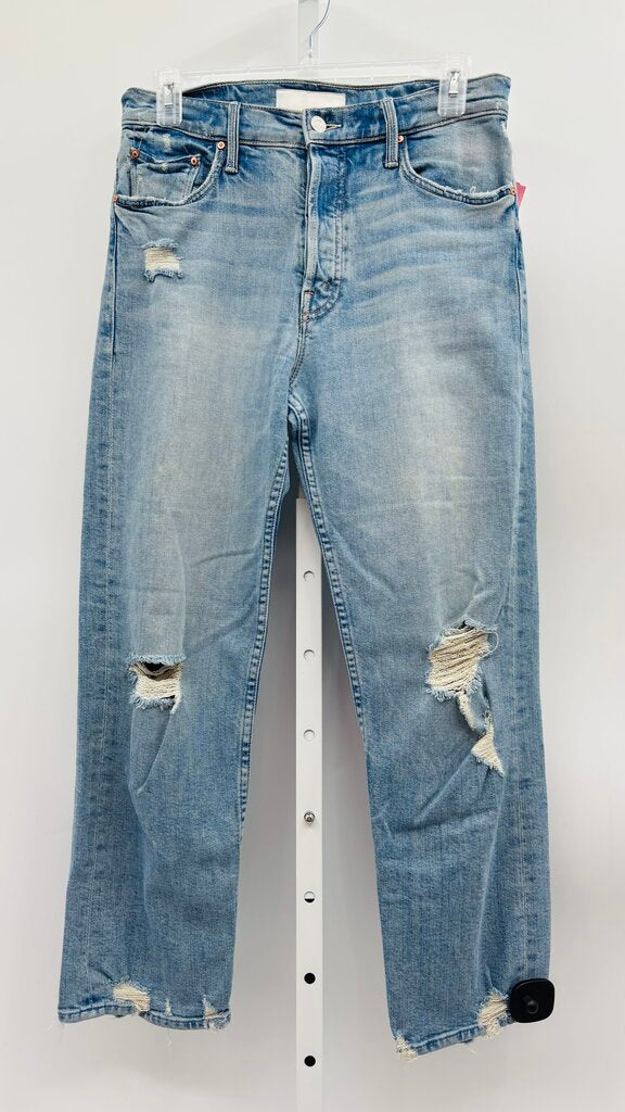 Mother Jeans Straight Light Wash 29