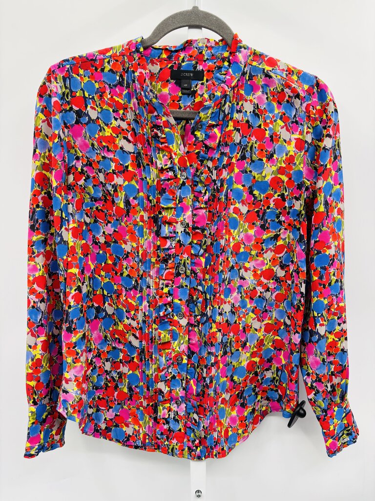 J. Crew Top Red multi 4