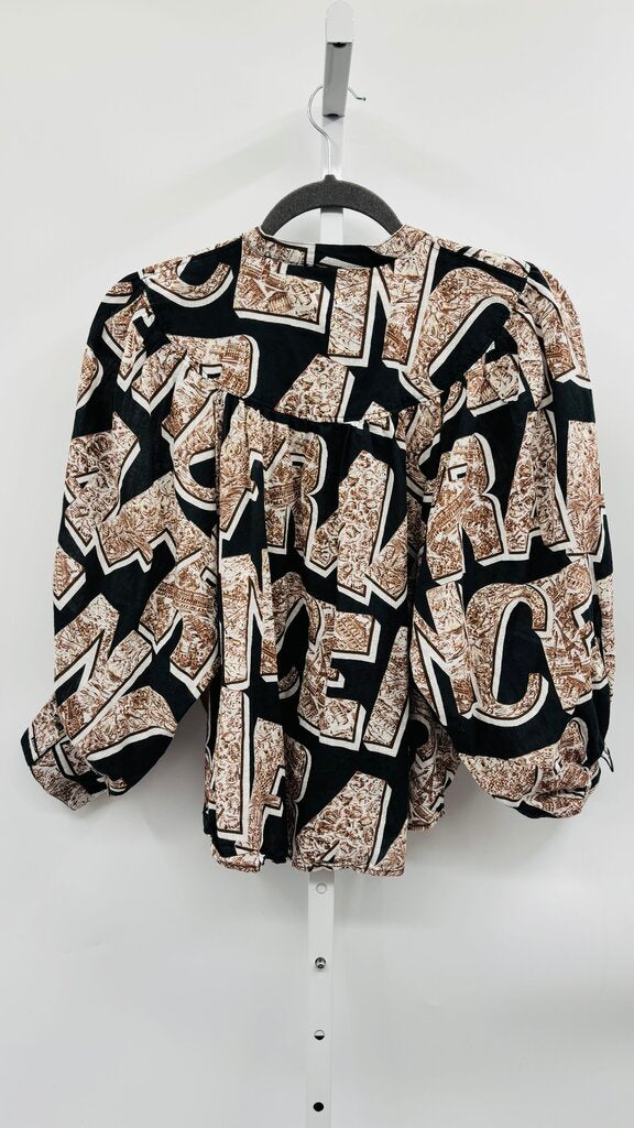 Maeve Blouse Brown XS