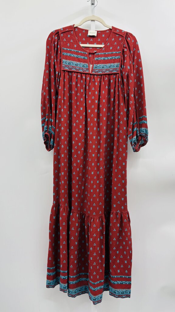 Wrap Maxi Dress Red 10