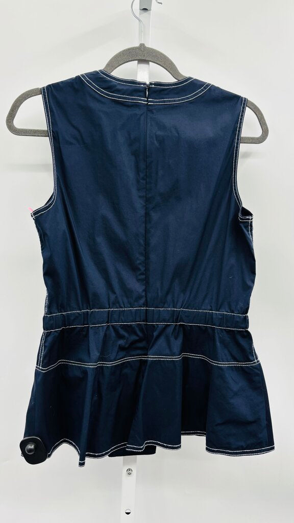 Veronica Beard Top Navy 8