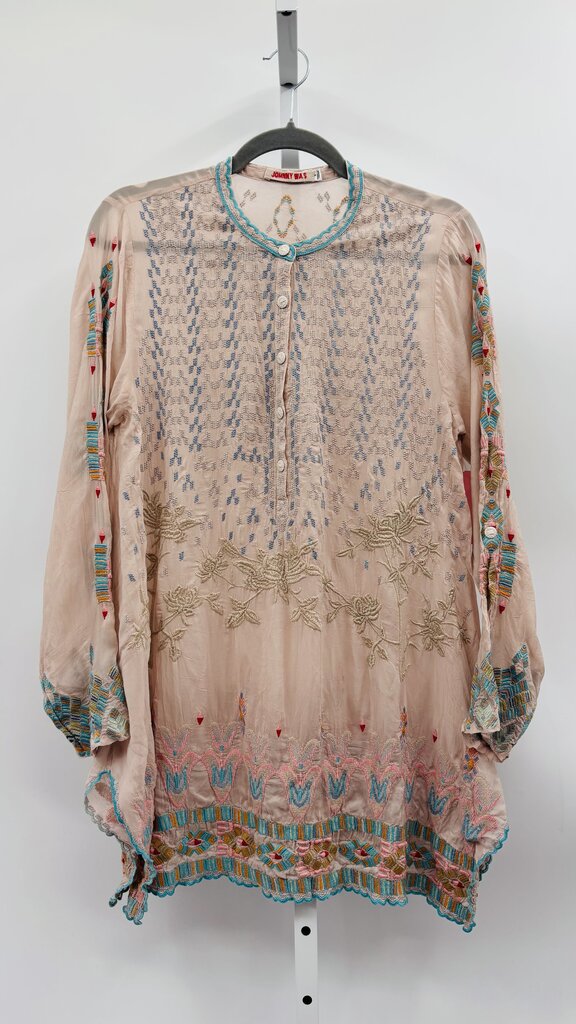 Johnny Was Tunic Pink S