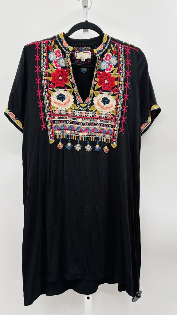 Johnny Was Workshop Dress Black XS