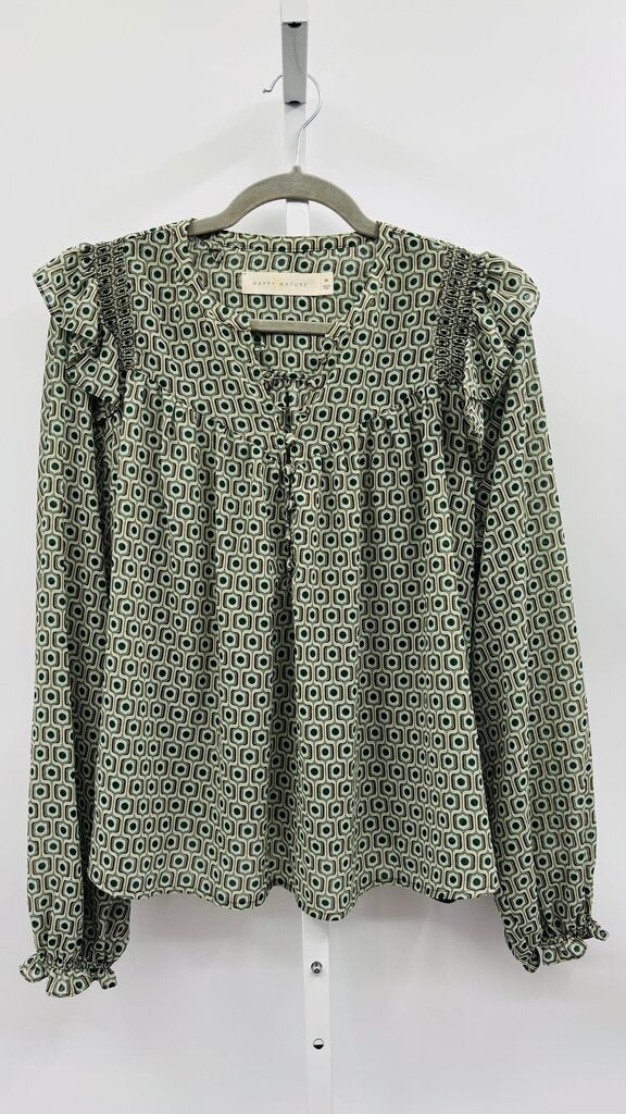 Happy Nature Blouse Green M