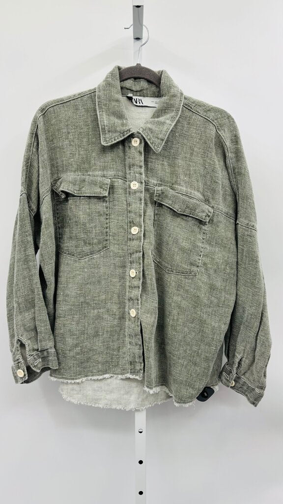 Zara Jacket Green L