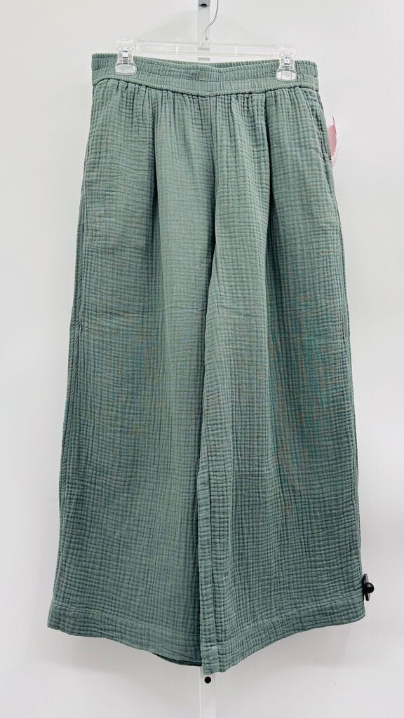 Madewell Pants Wide Leg Green M