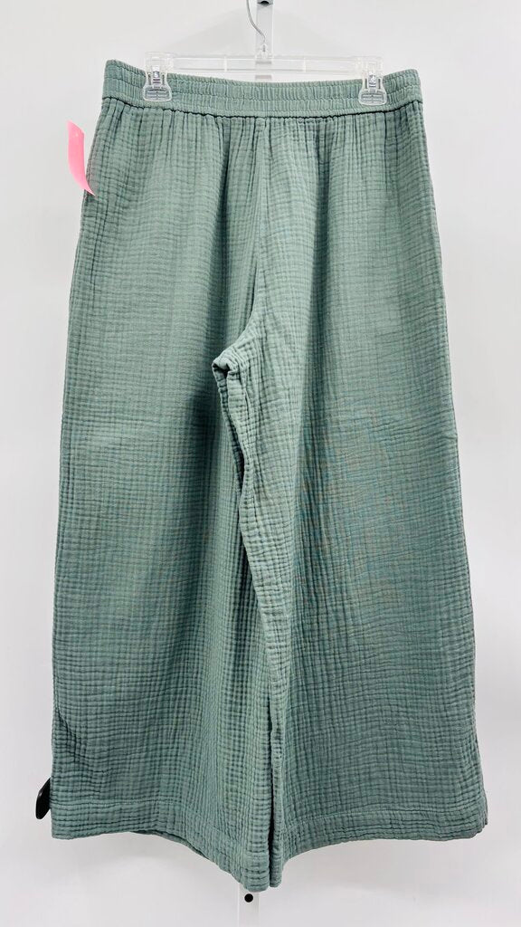 Madewell Pants Wide Leg Green M