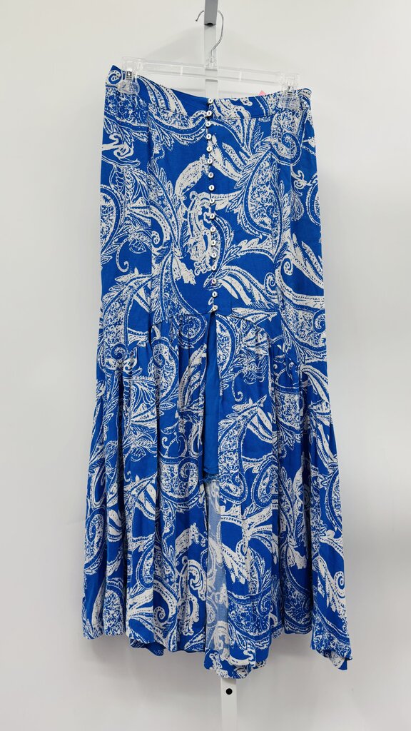 Free People Skirt Maxi Blue 2