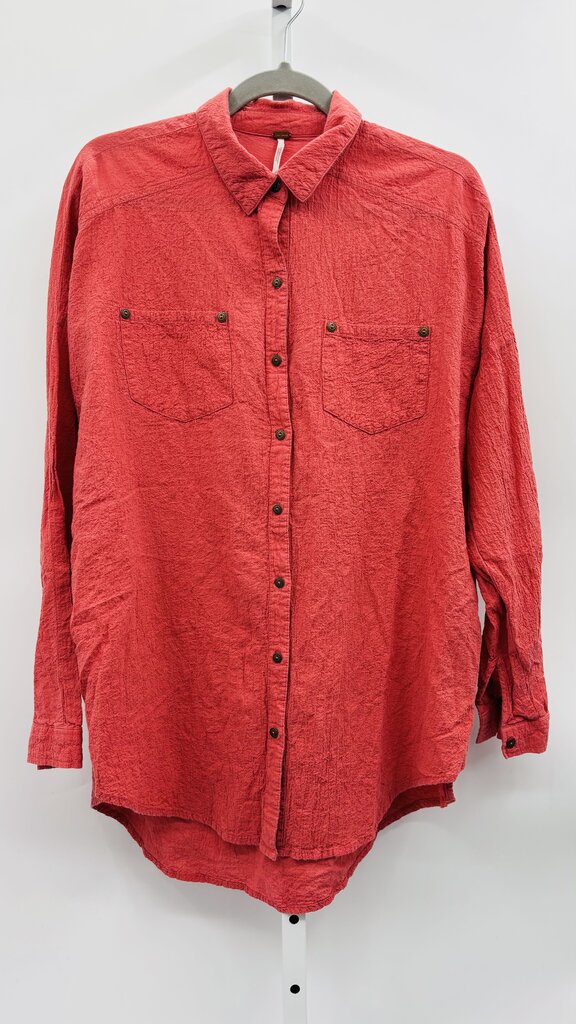 Free People Shirt Red XS